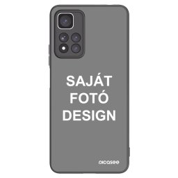 Fekete szilikon tok az alábbi mobiltelefonokra Xiaomi Redmi Note 11 Pro+ 5G - Saját fotó/motívum
