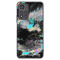Fekete szilikon tok az alábbi mobiltelefonokra Xiaomi Redmi Note 11 Pro+ 5G - Magnetic