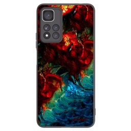 Fekete szilikon tok az alábbi mobiltelefonokra Xiaomi Redmi Note 11 Pro+ 5G - Universe