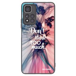 Fekete szilikon tok az alábbi mobiltelefonokra Xiaomi Redmi Note 11 Pro+ 5G - Don't think TOO much