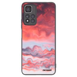 Fekete szilikon tok az alábbi mobiltelefonokra Xiaomi Redmi Note 11 Pro+ 5G - Sunset
