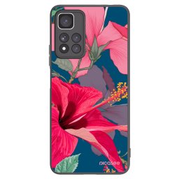Fekete szilikon tok az alábbi mobiltelefonokra Xiaomi Redmi Note 11 Pro+ 5G - Hibiscus