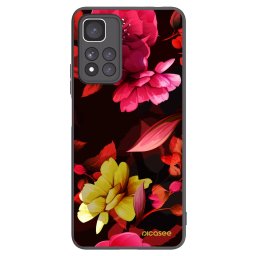 Fekete szilikon tok az alábbi mobiltelefonokra Xiaomi Redmi Note 11 Pro+ 5G - Dark Peonny