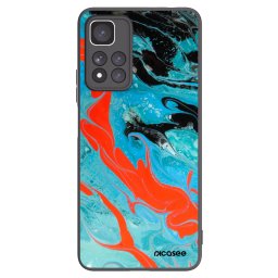 Fekete szilikon tok az alábbi mobiltelefonokra Xiaomi Redmi Note 11 Pro+ 5G - Blue Magma