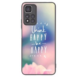 Fekete szilikon tok az alábbi mobiltelefonokra Xiaomi Redmi Note 11 Pro+ 5G - Think happy be happy