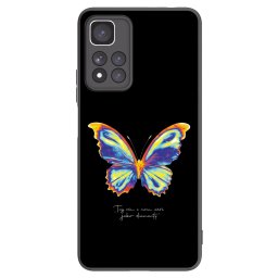 Fekete szilikon tok az alábbi mobiltelefonokra Xiaomi Redmi Note 11 Pro+ 5G - Diamanty Black