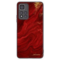 Fekete szilikon tok az alábbi mobiltelefonokra Xiaomi Redmi Note 11 Pro+ 5G - Red