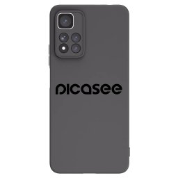 Fekete szilikon tok az alábbi mobiltelefonokra Xiaomi Redmi Note 11 Pro+ 5G - Picasee - new logo - black