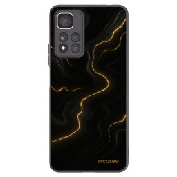 Fekete szilikon tok az alábbi mobiltelefonokra Xiaomi Redmi Note 11 Pro+ 5G - Thunder