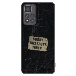 Fekete szilikon tok az alábbi mobiltelefonokra Xiaomi Redmi Note 11 Pro+ 5G - SORRY