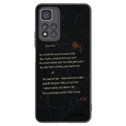 Fekete szilikon tok az alábbi mobiltelefonokra Xiaomi Redmi Note 11 Pro+ 5G - POET