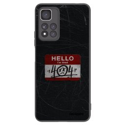 Fekete szilikon tok az alábbi mobiltelefonokra Xiaomi Redmi Note 11 Pro+ 5G - HELLO 404