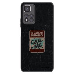 Fekete szilikon tok az alábbi mobiltelefonokra Xiaomi Redmi Note 11 Pro+ 5G - EMERGENCY