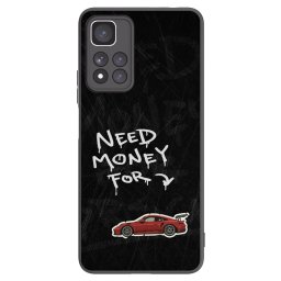 Fekete szilikon tok az alábbi mobiltelefonokra Xiaomi Redmi Note 11 Pro+ 5G - Track Mode