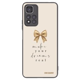 Fekete szilikon tok az alábbi mobiltelefonokra Xiaomi Redmi Note 11 Pro+ 5G - Golden Dream