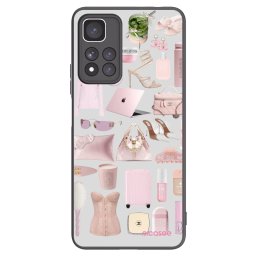 Fekete szilikon tok az alábbi mobiltelefonokra Xiaomi Redmi Note 11 Pro+ 5G - Glam Babe