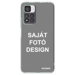 Átlátszó szilikon tok az alábbi mobiltelefonokra Xiaomi Redmi Note 11 Pro+ 5G - Saját fotó/motívum