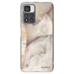 Átlátszó szilikon tok az alábbi mobiltelefonokra Xiaomi Redmi Note 11 Pro+ 5G - Cream marble