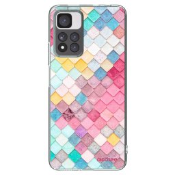 Átlátszó szilikon tok az alábbi mobiltelefonokra Xiaomi Redmi Note 11 Pro+ 5G - Colorful roof