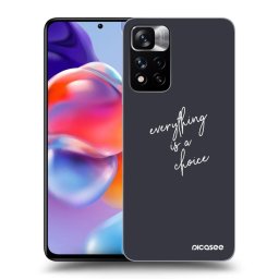 Átlátszó szilikon tok az alábbi mobiltelefonokra Xiaomi Redmi Note 11 Pro+ 5G - Everything is a choice