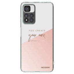Átlátszó szilikon tok az alábbi mobiltelefonokra Xiaomi Redmi Note 11 Pro+ 5G - You create your own opportunities