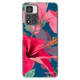 Átlátszó szilikon tok az alábbi mobiltelefonokra Xiaomi Redmi Note 11 Pro+ 5G - Hibiscus