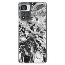 Átlátszó szilikon tok az alábbi mobiltelefonokra Xiaomi Redmi Note 11 Pro+ 5G - Chrome