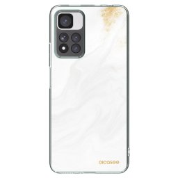 Átlátszó szilikon tok az alábbi mobiltelefonokra Xiaomi Redmi Note 11 Pro+ 5G - White