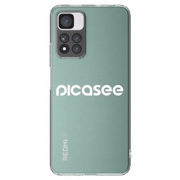 Átlátszó szilikon tok az alábbi mobiltelefonokra Xiaomi Redmi Note 11 Pro+ 5G - Picasee - new logo - white