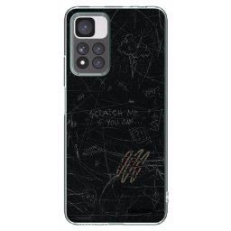 Átlátszó szilikon tok az alábbi mobiltelefonokra Xiaomi Redmi Note 11 Pro+ 5G - SCRATCH