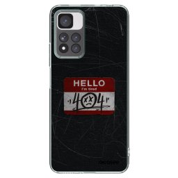 Átlátszó szilikon tok az alábbi mobiltelefonokra Xiaomi Redmi Note 11 Pro+ 5G - HELLO 404