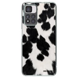 Átlátszó szilikon tok az alábbi mobiltelefonokra Xiaomi Redmi Note 11 Pro+ 5G - Black Moo