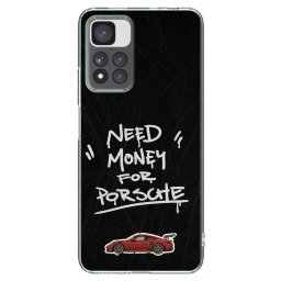 Átlátszó szilikon tok az alábbi mobiltelefonokra Xiaomi Redmi Note 11 Pro+ 5G - Dark Racer