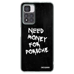 Átlátszó szilikon tok az alábbi mobiltelefonokra Xiaomi Redmi Note 11 Pro+ 5G - Black Dollar