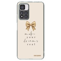 Átlátszó szilikon tok az alábbi mobiltelefonokra Xiaomi Redmi Note 11 Pro+ 5G - Golden Dream