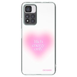Átlátszó szilikon tok az alábbi mobiltelefonokra Xiaomi Redmi Note 11 Pro+ 5G - Rich Energy