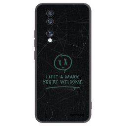 Fekete szilikon tok az alábbi mobiltelefonokra Honor 70 - LEFT A MARK