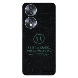 Átlátszó szilikon tok az alábbi mobiltelefonokra Honor 70 - LEFT A MARK
