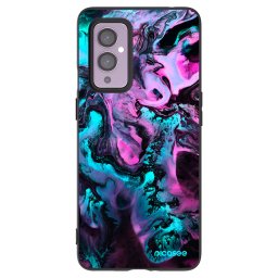 Fekete szilikon tok az alábbi mobiltelefonokra OnePlus 9 - Lean