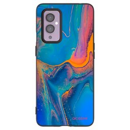 Fekete szilikon tok az alábbi mobiltelefonokra OnePlus 9 - Rainbow