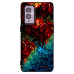Fekete szilikon tok az alábbi mobiltelefonokra OnePlus 9 - Universe
