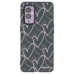 Fekete szilikon tok az alábbi mobiltelefonokra OnePlus 9 - Lots of love
