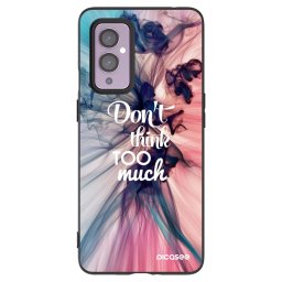 Fekete szilikon tok az alábbi mobiltelefonokra OnePlus 9 - Don't think TOO much