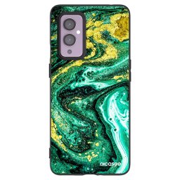 Fekete szilikon tok az alábbi mobiltelefonokra OnePlus 9 - Green Gold