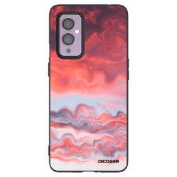 Fekete szilikon tok az alábbi mobiltelefonokra OnePlus 9 - Sunset