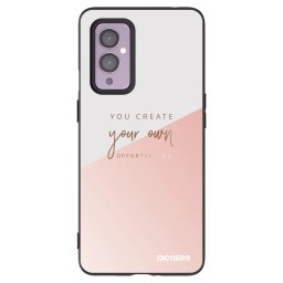 Fekete szilikon tok az alábbi mobiltelefonokra OnePlus 9 - You create your own opportunities