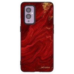 Fekete szilikon tok az alábbi mobiltelefonokra OnePlus 9 - Red