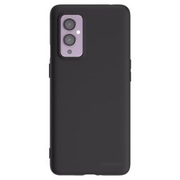 Fekete szilikon tok az alábbi mobiltelefonokra OnePlus 9 - Clear