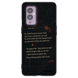 Fekete szilikon tok az alábbi mobiltelefonokra OnePlus 9 - POET