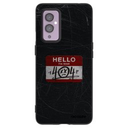 Fekete szilikon tok az alábbi mobiltelefonokra OnePlus 9 - HELLO 404